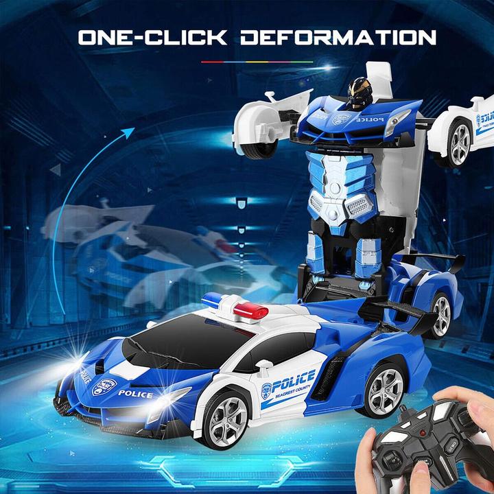 Produktbild Cbx RC Polizeiauto 2 in 1 Auto und Roboter
