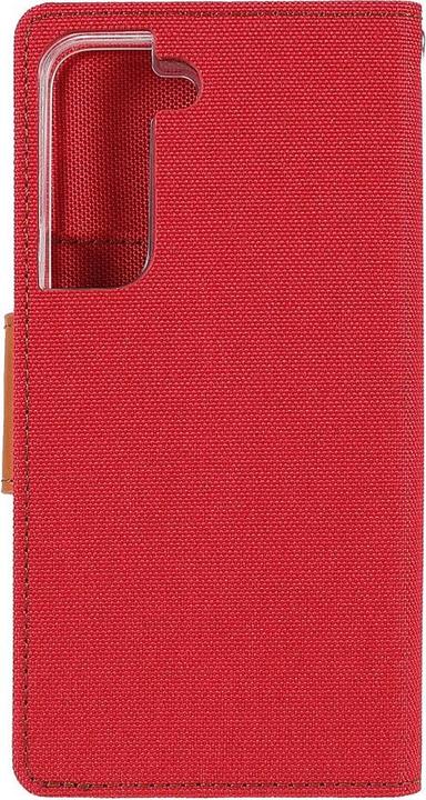 Image du produit Galaxy S22+ - Etui en cuir tissu rouge (Samsung Galaxy S22+)