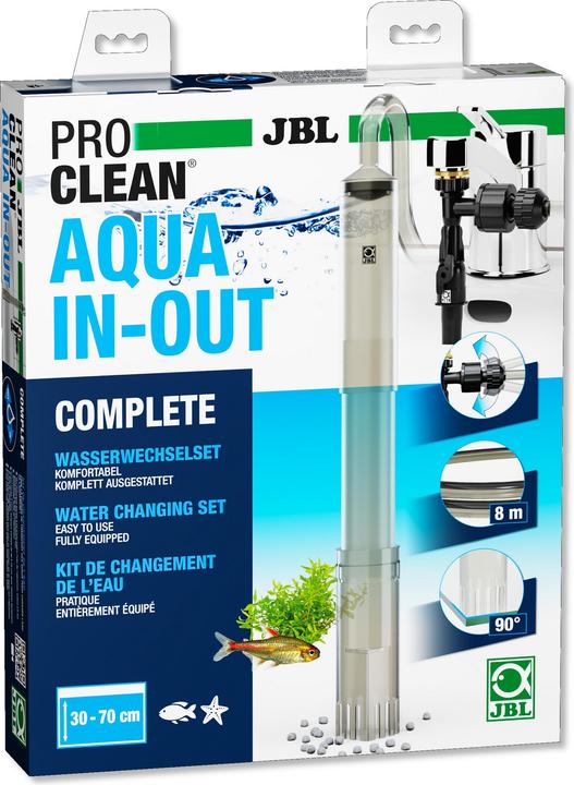JBL Aquaristik und Terraristik Proclean Aqua In-Out Complete (Wasserpflege Aquarium, Bodensauger)