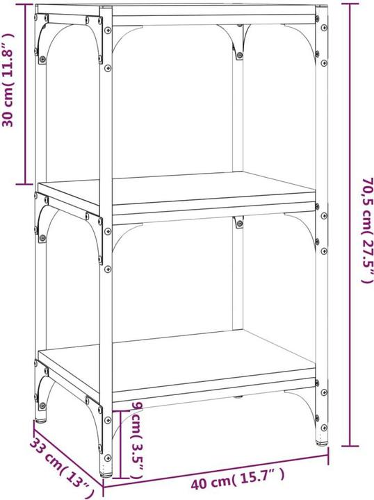 Produktbild VidaXL Leska (40 x 33 x 70.5 cm)