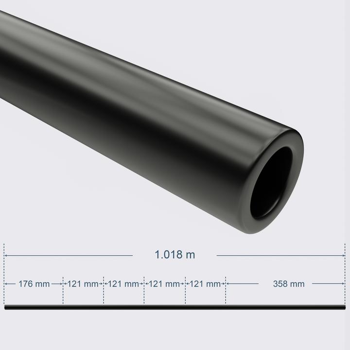Produktbild Sportime Turnierkickertisch Stange Black Dragon glänzend oder matt, 16 mm