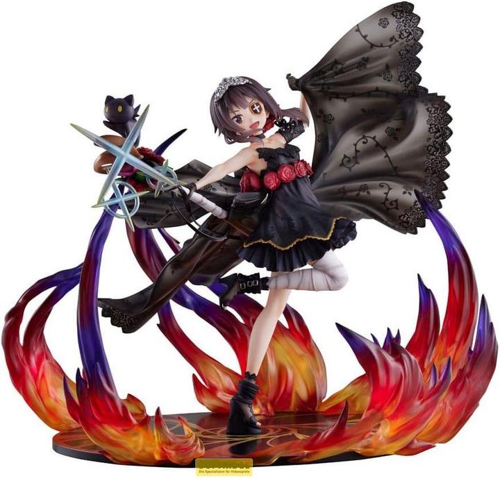 Actual product image Furyu Konosuba God's blessing on this wonderful world! PVC Statue 1/7 Megumin the Black Rose Dress Ver. 28