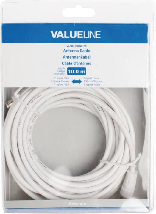 Actual product image Valueline VLSB41300W (10M) (Antenna cable)