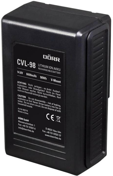 Dörr Cvl-98 (Batterie de l'appareil photo)