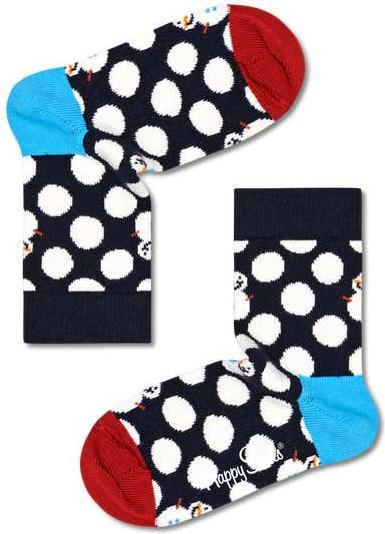 Happy Socks Kids Big Dot Snowman Sock (24 - 26)