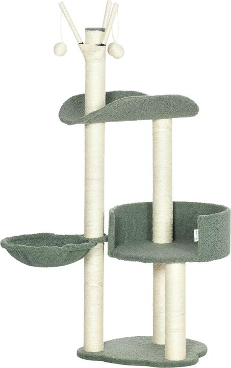 Image du produit Jamb Arbre à chat (123 cm, Vert, Crème)