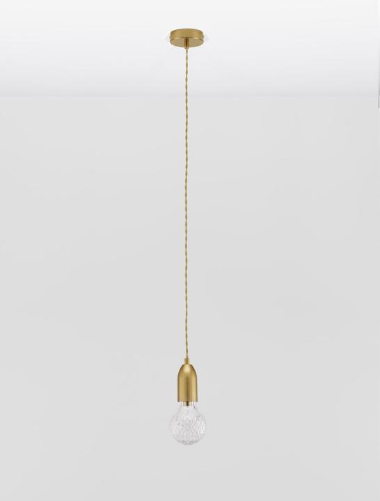 Produktbild Nova Luce VEDA Pendelleuchte G9 Messing 120x9,5cm dimmbar 9536412