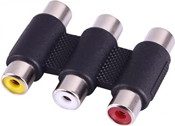 Actual product image PowerGuard Cinch 3-fold coupling adapter Video Sound