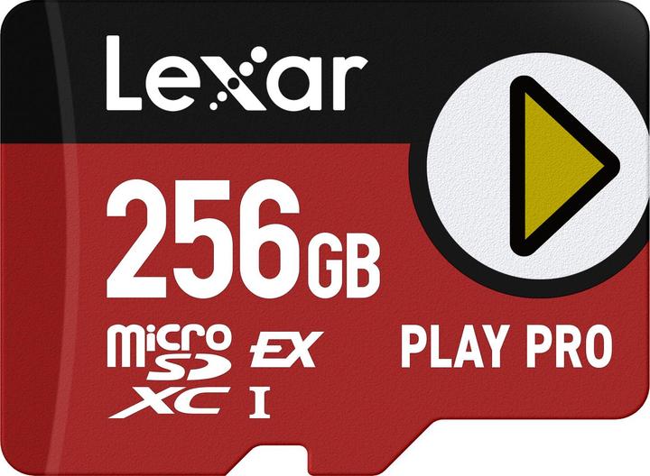 Actual product image Lexar Play Pro (256 GB, microSD Express, U3, UHS-I)
