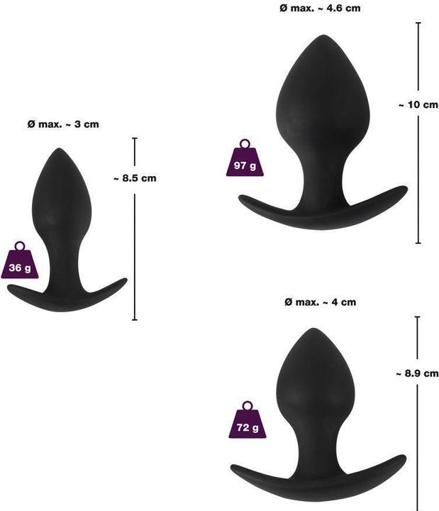 Produktbild Black Velvets Anal Trainer Set
