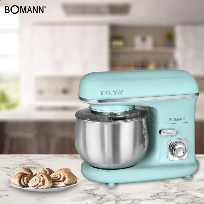 Image du produit Bomann KM 6030 CB Robot de cuisine couleur menthe (1100 W)
