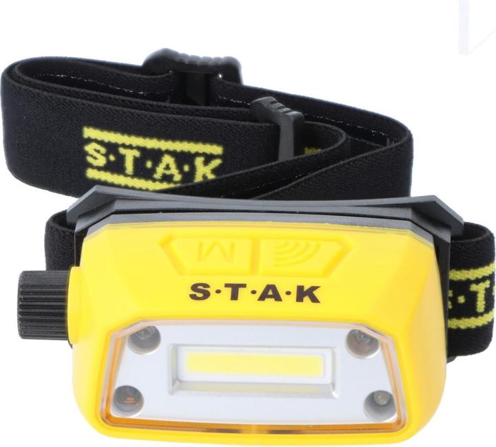Actual product image Velamp LED Stirnleuchte mit COB LED, inklusive Akku, 60 Grad neigbar (300 lm)
