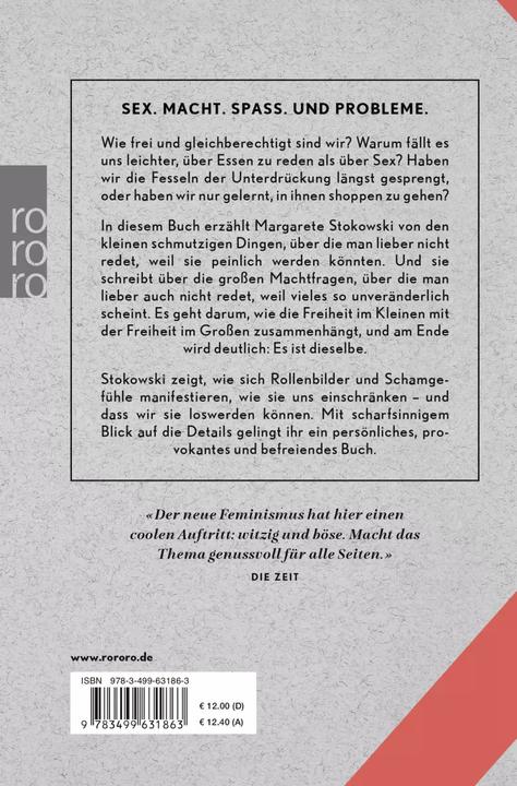 Produktbild Untenrum frei (Deutsch, Margarete Stokowski, 2018)