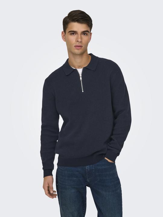 Immagine prodotto Only & Sons Onsmatteo Ls Zip Polo Noos (XS)