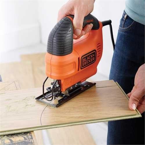 Productafbeelding Black & Decker KS701EK 520W Elektronische pendelactie decoupeerzaag (AC, 520 W, 230 V, 7 cm, 3000 SPM, 1,5 cm)