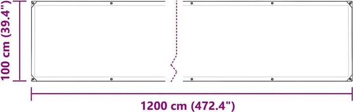 Immagine prodotto VidaXL Telone trasparente con occhielli 1x12 m Telone trasparente in PVC (1 x 12 m)