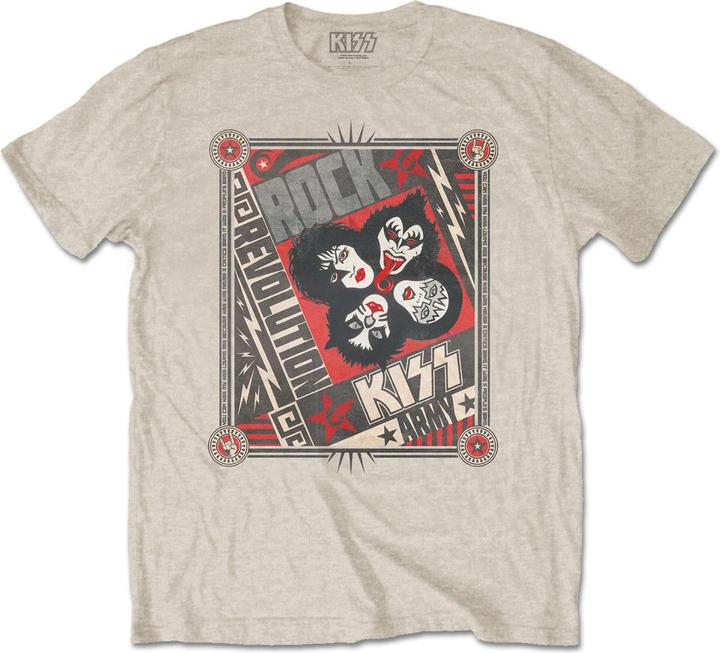 KISS Unisex Adult Rock Revolution Cotton T-Shirt (XL)