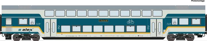 Immagine prodotto Roco H0 Ro Carrozza a due piani, Alex (Ac) (Traccia H0)