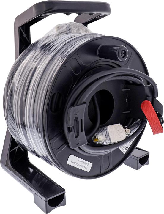 Image du produit InLine Enrouleur de câble réseau IP67 Outdoor PUR Harting (S/FTP, CAT6a, 50 m)