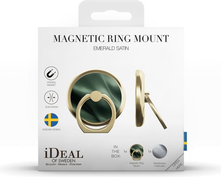 Actual product image iDeal Of Sweden Selfie Ring Emerald Satin