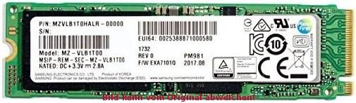 Image du produit Samsung Pm981 (2000 Go, M.2)