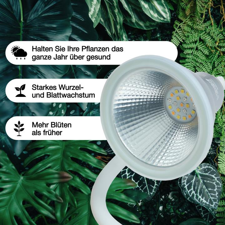 Produktbild Venso E27 Pflanzenlampe GrowLight "Flexia" 12W 60° (LED)