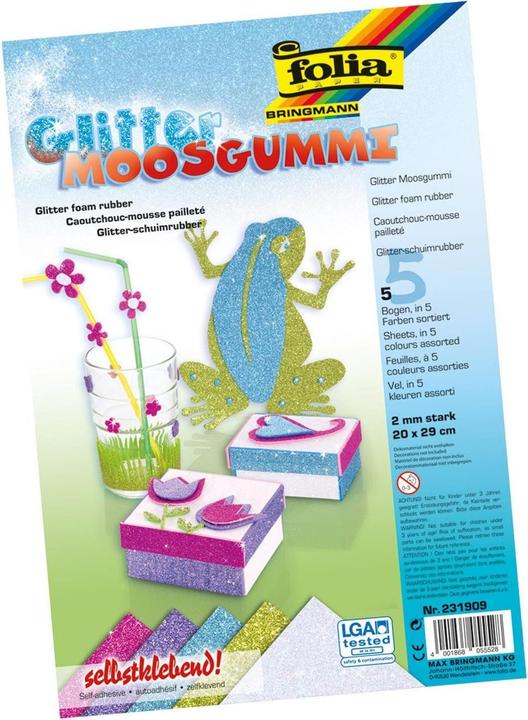 Folia Foam rubber glitter
