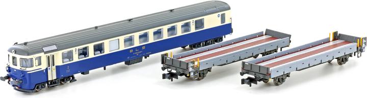 Actual product image Hobbytrain BLS control car BDt + 2x drive-up car. Ep.IV (Track IV)