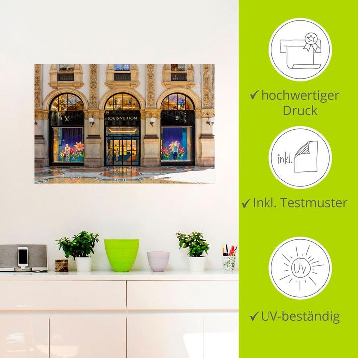 Image du produit Artland Vitrine boutique de luxe LOUIS VUITTON U4TJ (60 x 40 cm)
