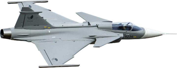 Actual product image Freewing Jas-39 Gripen grey PNP Jet EDF (Jet)