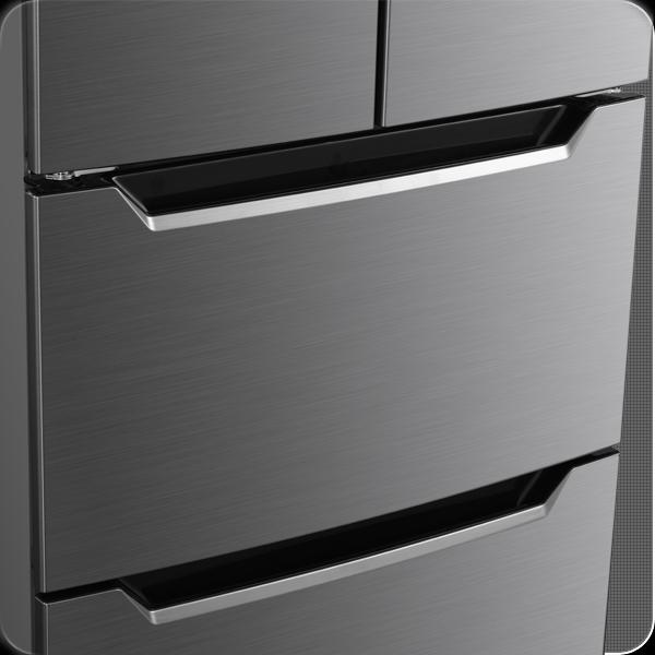 Actual product image Wolkenstein French Door Khlschrank FD351.4A++NFIX BxHxT 63.5 x 185.5 x 68.50 cm Khlteil 191 l Gef (320 l)