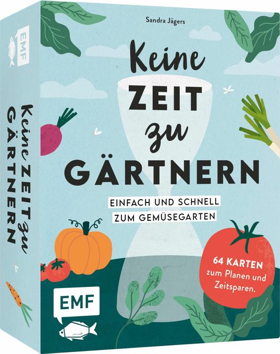 Produktbild Kartenset: Keine Zeit zu gärtnern - 64 Karten - Einfach und schnell zum Gemüsegarten (Deutsch)