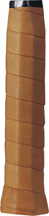 Actual product image Wilson Premium leather handle Basegrip brown