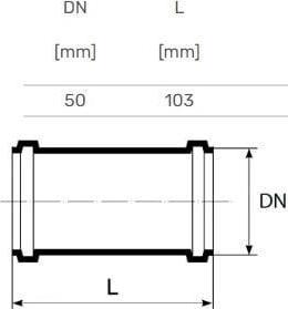 Produktbild Magnaplast Coupling Internal Repair D50 Pp Ultra