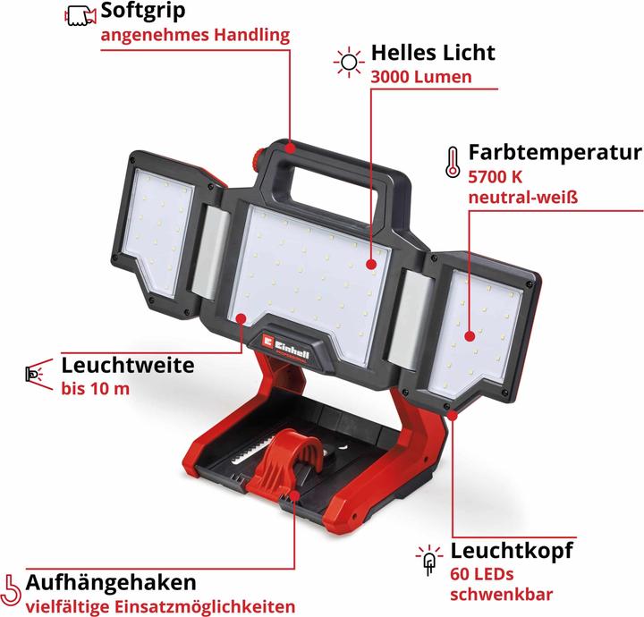 Produktbild Einhell TP-CL 3000 Li-Solo (3000 lm)