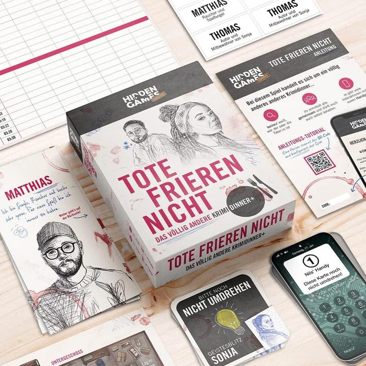 Actual product image Hidden Games Crime Game Hangover Dead Freeze (German)