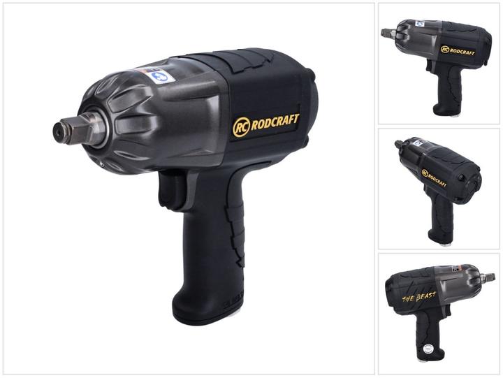Produktbild Rodcraft RC2277 Schlagschrauber 1300 Nm 1/2" ( 8951000349 ) Solo 1/4 " Anschlussgewinde (Druckluft)