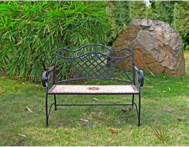 Produktbild Garden Pleasure Gartenbank Mosaik Roma