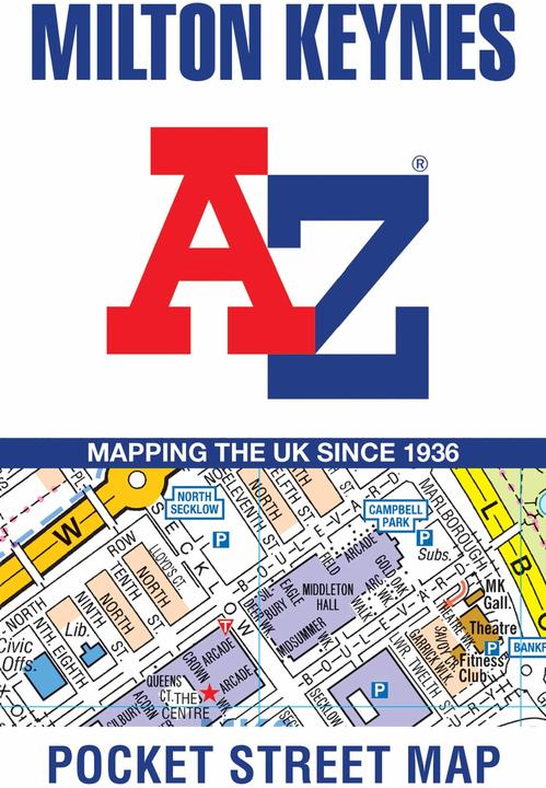 Produktbild Milton Keynes A-Z Pocket Street Map