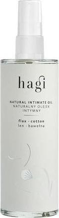 Actual product image Hagi Natural Intimate Oil After Shaving and Waxing Moisturizes the Skin with Flax Seed Oil Cotton Oi (100 ml, Intimate oil)