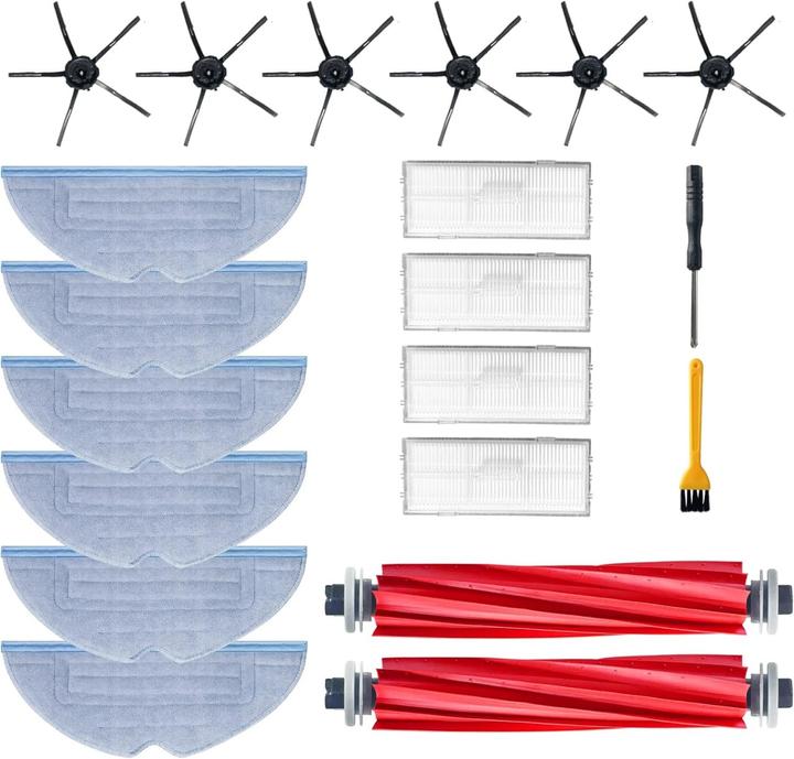 Image du produit Plutoos UPhitnis 20pc Pièces de rechange Accessoires pour Xiaomi Roborock S7 S7+ S7 Plus S7 MaxV S7 Pro