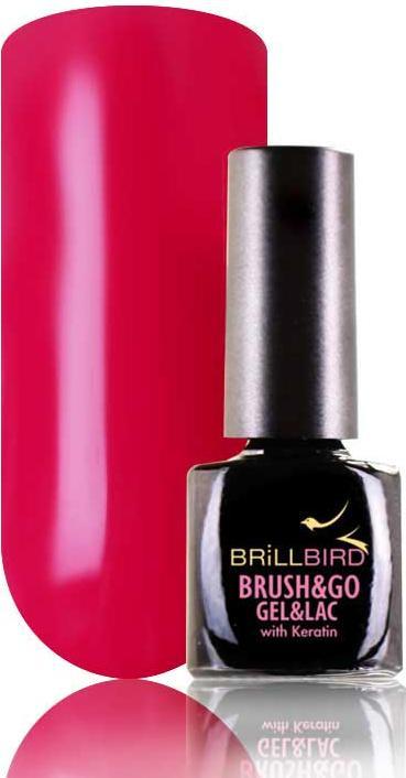 Immagine prodotto BrillBird Brush & go Gel&lac GoGL 64 - 8ml (Smalto per unghie effetto gel)
