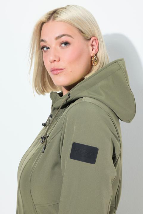 Produktbild Ulla Popken HYPRAR Softshelljacke, wasserabweisend, 2-Wege-Zipper (62)