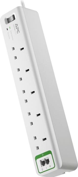 APC Essential SurgeArrest 5 outlets with phone protection 230V UK (5 x, BS 1363, 1.83 m)