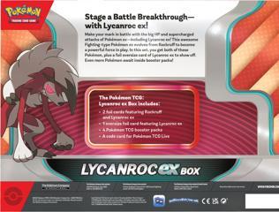 Immagine prodotto Pokémon P-EN Lycanroc ex Box (Inglese, Box Set e Collezione)