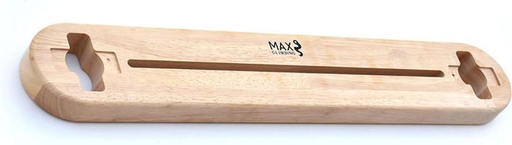 Image du produit Max Climbing One Armer + 2 Handles Poignée d'entraînement (Bois, Bleu)