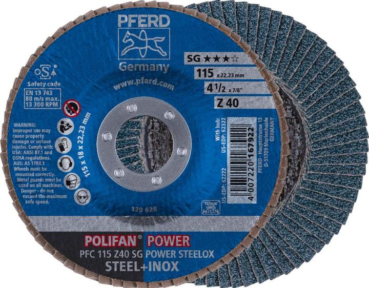 Produktbild Pferd POLIFANFächerscheibe PFC 40 SG POWER STEELOX (40)