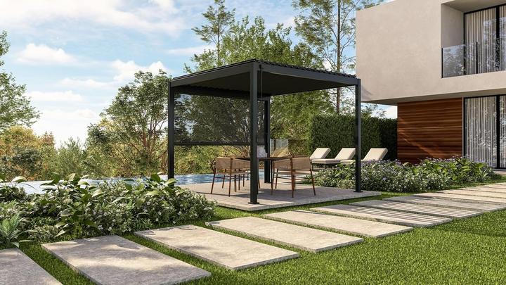 Image du produit Colibri Pergola Pavillon Pemium Alu Bioclimatique 300x300cm (300 cm, 300 cm)