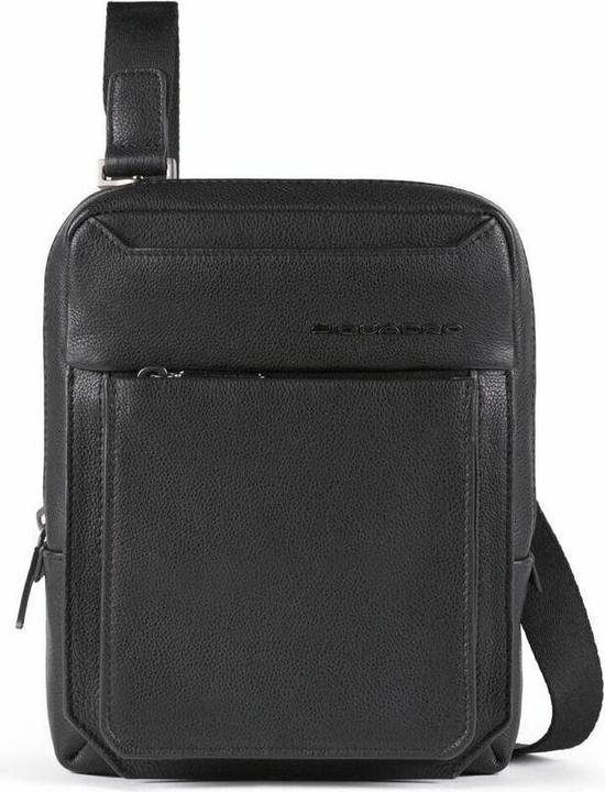 Immagine prodotto Piquadro Tallin, Leather Crossbody Bag, Black, 23 X 18 X 5 cm, For Men