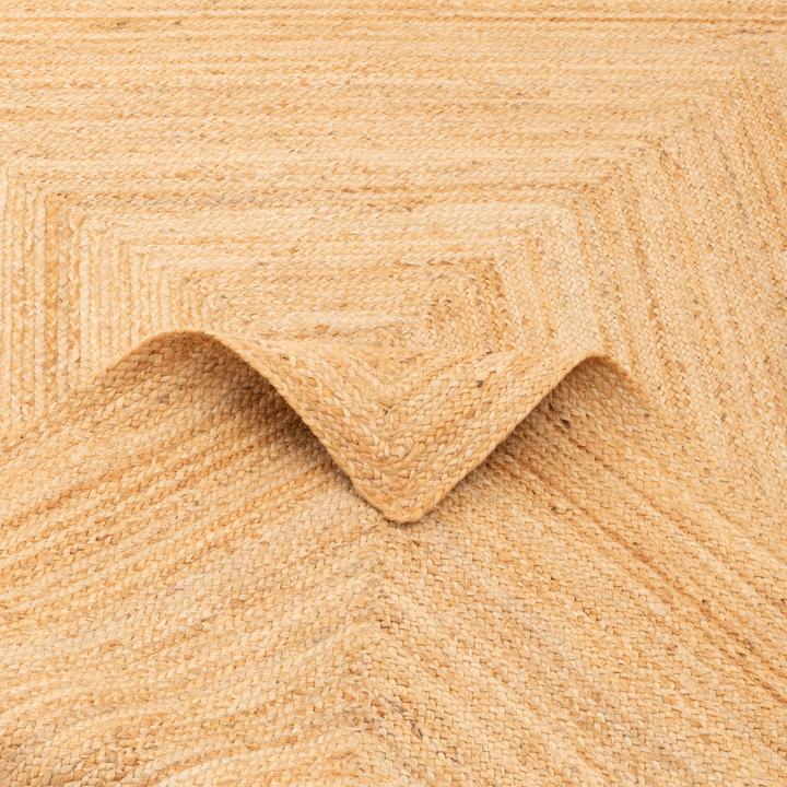Produktbild Pergamon Naturfaser Teppich Jute Salsa Bordüre (200 x 300 cm)
